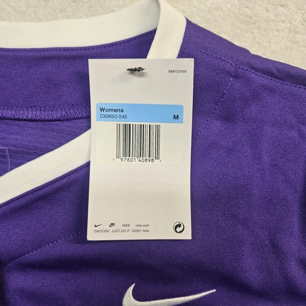 Nike Stock Vapor Select2 Full Button Softball Game Jersey Women's M Purple - Picture 4 of 6